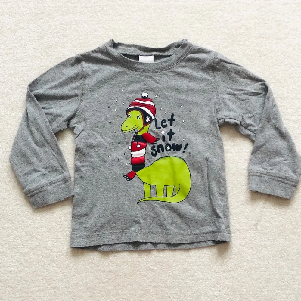 Winter Theme Long Sleeve Shirt Size 18-24 Months